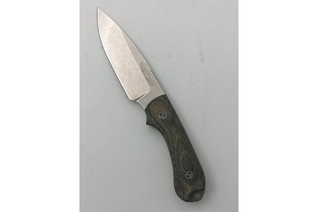 Image pour Bradford Knives Guardian 3, 3S-109-MC, 3D Camo Micarta, CPM-Magnacut, Sabre Grind, Stonewash Finish, couteau fixe