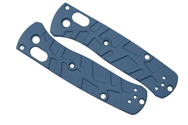 Bild für Lex Custom Benchmade Mini Bugout Scales MBUTH326 Turtle Polar Blue Titanium, Griffschalen