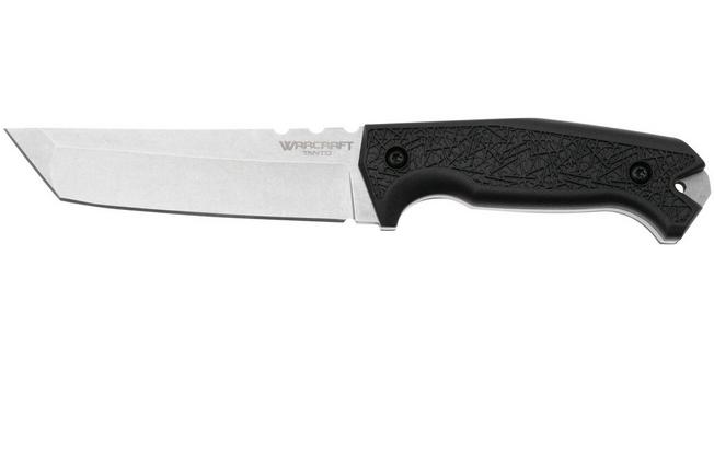 Bild für Cold Steel Medium Warcraft Tanto 13SSA, Stonewashed 4034 SS, Black GFN Fahrtenmesser, Lynn C Thompson Design