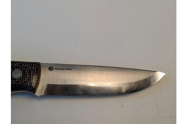 Image for Nordic Knife Design Forester 100, N690, Bison Micarta 2021 fixed knife