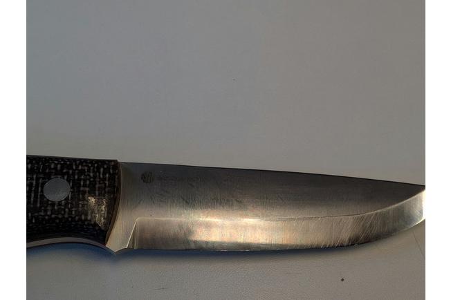 Image for Nordic Knife Design Forester 100, N690, Bison Micarta 2021 fixed knife