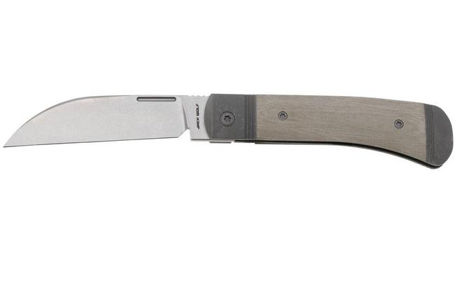 Image pour Jack Wolf Diamondback Jack DIAMO-01-LIN-MIC-GRN Green Linen Micarta, couteau de poche