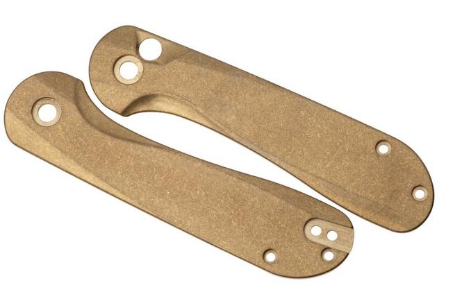 Bild für Flytanium Civivii Elementum II FLY-1341 Contoured Brass Scales, Griffschalen