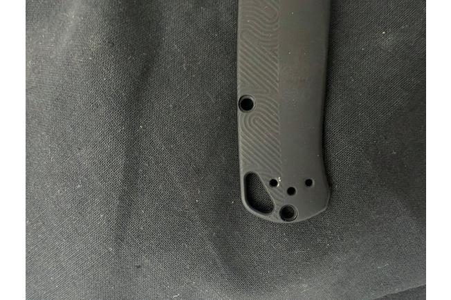 Image for Flytanium Benchmade Bugout Loop Scales FLY-1404VB, Void Black Aluminum, handle scales