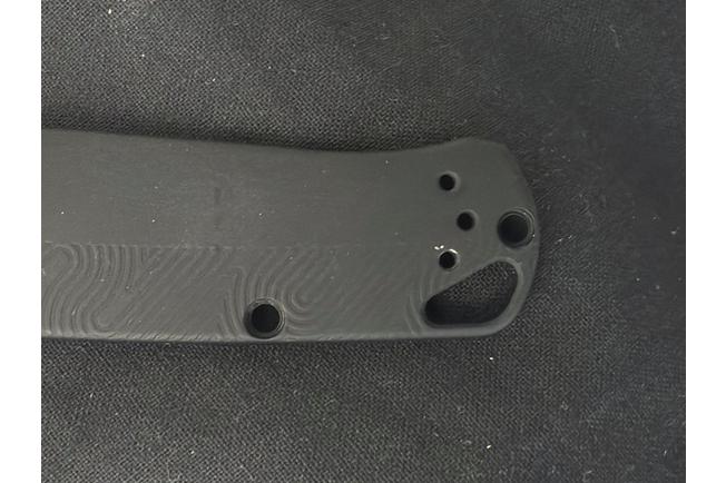Image for Flytanium Benchmade Bugout Loop Scales FLY-1404VB, Void Black Aluminum, handle scales