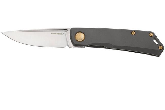 Bild für Real Steel Luna Boost 7071, Böhler N690, Titanium Framelock, Taschenmesser, Poltergeist Design