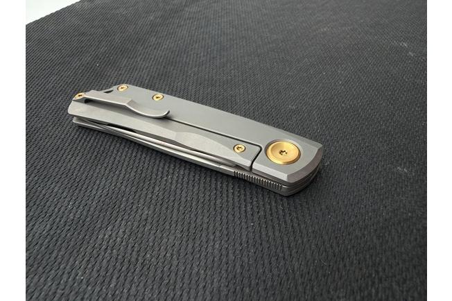 Bild für Real Steel Luna Boost 7071, Böhler N690, Titanium Framelock, Taschenmesser, Poltergeist Design