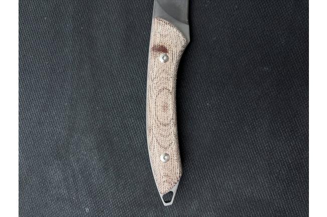 Image for Mercury Trek 925-25CNC, Natural Canvas Micarta, hunting knife