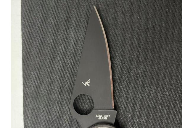 Bild für Spyderco Delica 4 Black TiCN CPM CruWear C11CFPBK Carbon Fiber, Sprint Run Taschenmesser