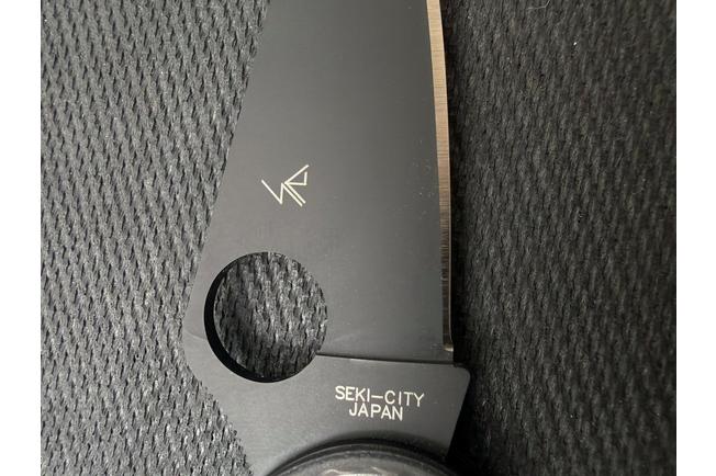 Bild für Spyderco Delica 4 Black TiCN CPM CruWear C11CFPBK Carbon Fiber, Sprint Run Taschenmesser