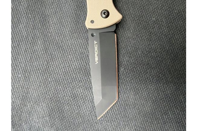 Bild für Cold Steel Verdict Tanto FL-C3T10AFDE, DLC AUS10A, Coyote G10, Taschenmesser