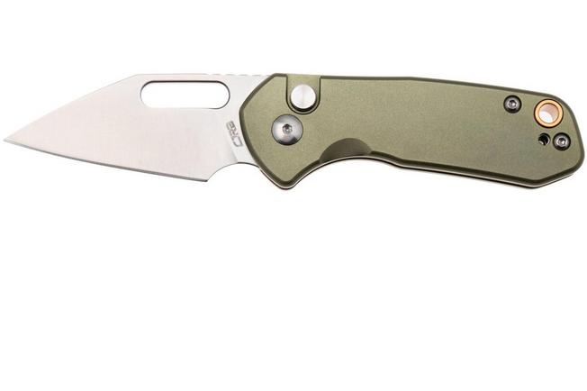 Bild für CJRB Mini Pyrite J1933-GN, Satin AR-RPM9, Green Aluminium, Taschenmesser