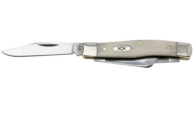 Bild für Case Medium Stockman 13311 Smooth Natural Bone 63032 Stainless Steel, Taschenmesser