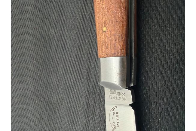 Bild für Otter Ankermesser 173 R Small Stainless, Sapeli, Brass Anchor, Taschenmesser