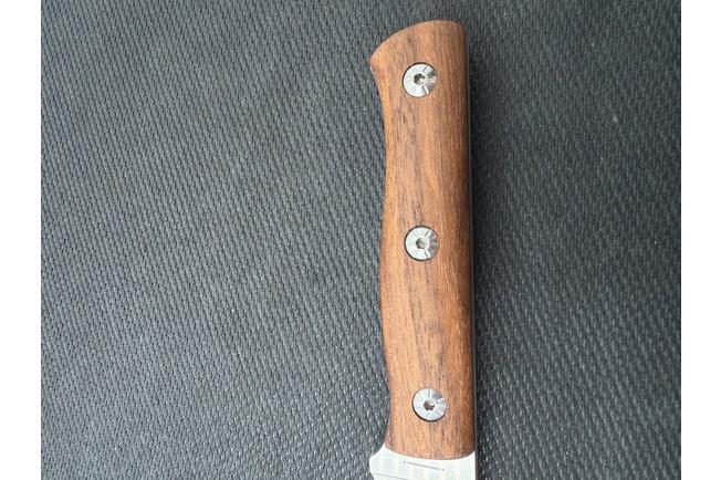 Image for Maserin 915/NC Path, Satin M390, Walnut Wood, fixed knife, Igor Bortolussi design