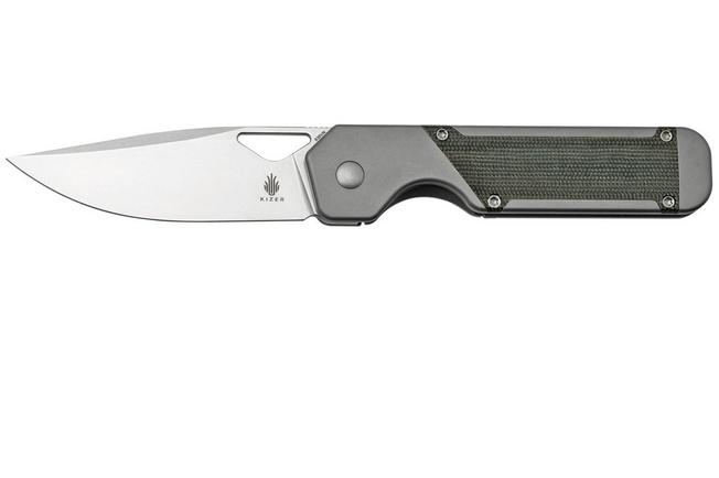 Imagen para Kizer Militaw Ki3634A1, S35VN, Titanium Micarta, navaja, Jonathan Styles design