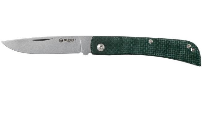 Imagen para Maserin Scout Green Micarta navaja, 163-MV