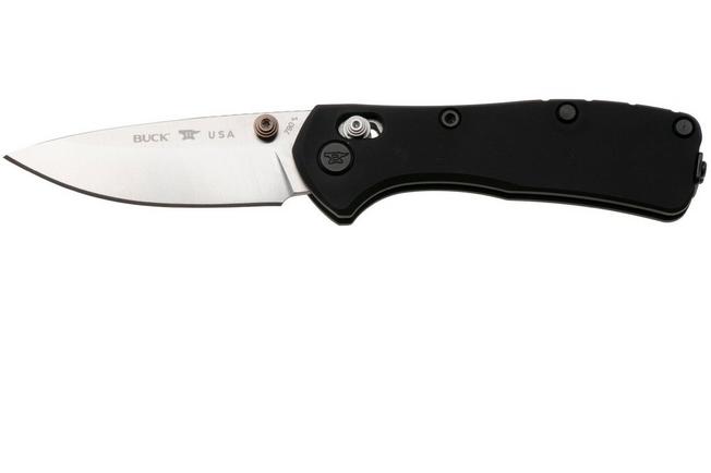 Bild für Buck 790 Mini Range Elite 0790BKS Satin MagnaCut, Black Aluminum, Taschenmesser