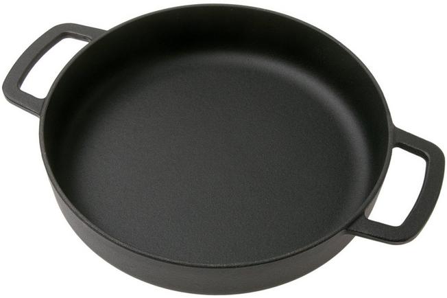 Imagen para Combekk Sous Chef 192124BL sartén con doble mango 24 cm, negro