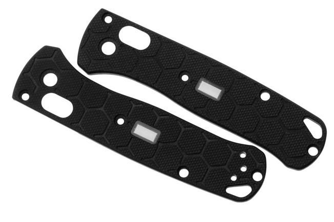 Image for Glow Rhino Benchmade Mini Bugout GRC-MBUGOUT-1-ZGZG, Honeycomb G10 Black Scales