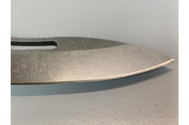 Bild für Demko AD20.5 Slicer Shark AD205-3V-SMTH-TI-SS, Stonewashed CPM-3V, Gray Smooth Titanium Taschenmesser