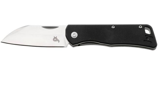 Afbeelding voor Black Fox Teeny BF-785 Satin D2, Black G10, zakmes