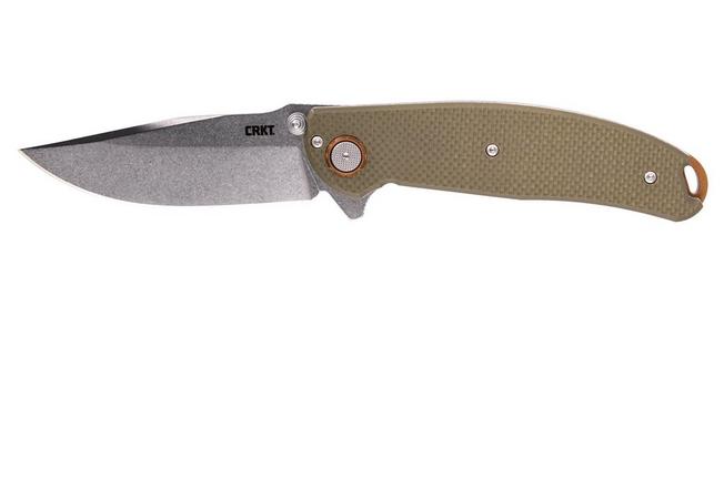 Bild für CRKT Butte, OD Grün Taschenmesser, Lucas Burnley Design