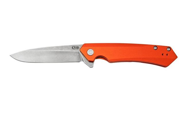 Afbeelding voor Case The Kinzua, Orange Anodized Aluminum, Spearpoint S35VN, 64696 zakmes