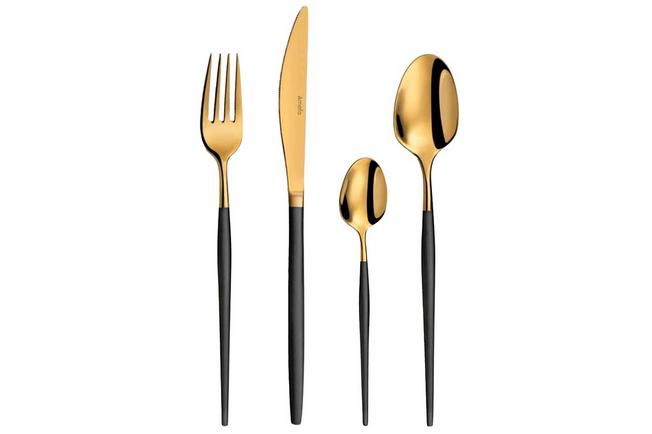 Bild für Amefa Soprano 1114 Gold Black, Besteckset, 16-teilig