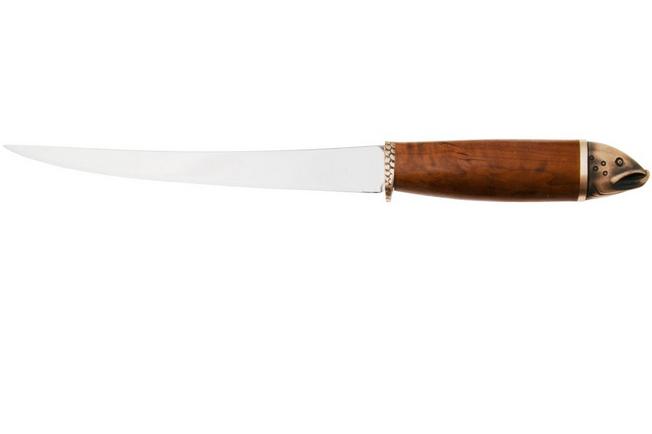 Bild für Marttiini Salmon Filleting Knife 552017W Polished 1.4034, Birch, Filetiermesser