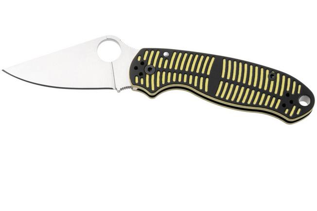 Image for Spyderco Para 3 Salt CPM MagnaCut C223GBKYLMCP Yellow Black G10 pocket knife