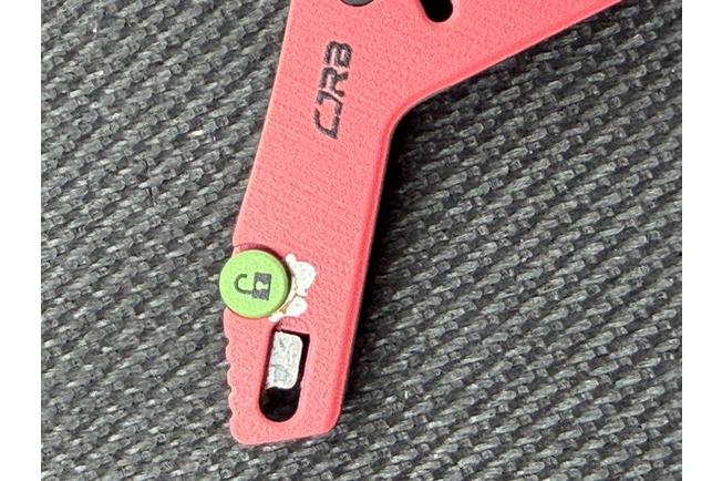 Bild für CJRB Boxer J1967-WM Pink Blade Holder, Green G10, Taschenmesser