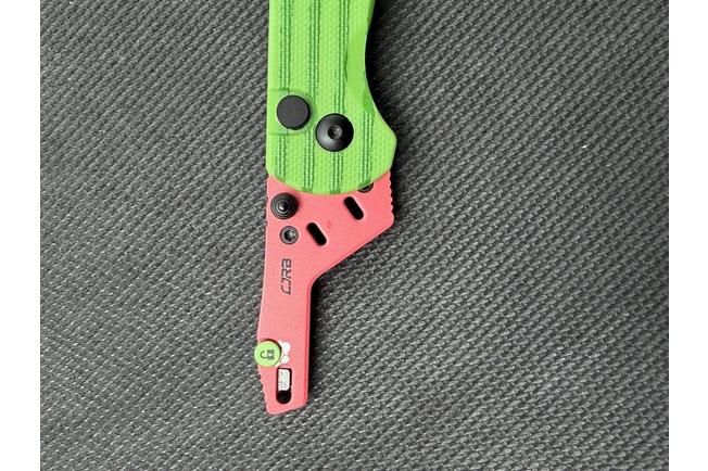 Bild für CJRB Boxer J1967-WM Pink Blade Holder, Green G10, Taschenmesser