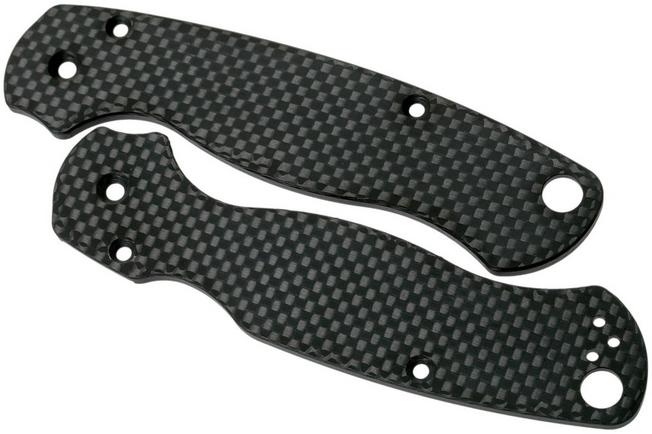 Bild für Flytanium Spyderco Paramilitary 2 scales, Kohlefaser, Griffschalen