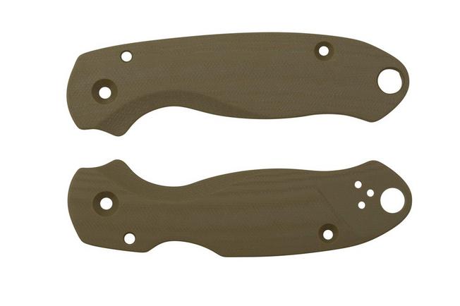Immagine per Flytanium Spyderco Para 3 Scales, Lotus OD Green G10, guancette