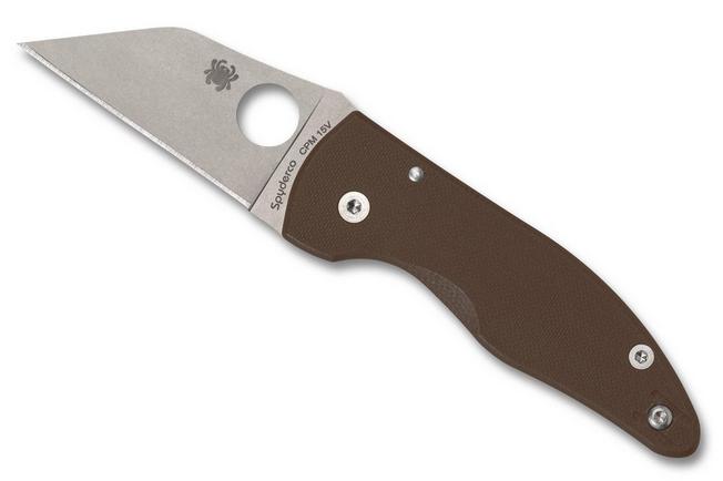 Bild für Spyderco MicroJimbo CPM 15V C264GPBN15V Brown G10, Sprint Run Taschenmesser, Michael Janich Design