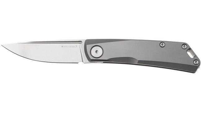 Bild für Real Steel Luna 7001 Titanium Slipjoint Taschenmesser, Poltergeist Design