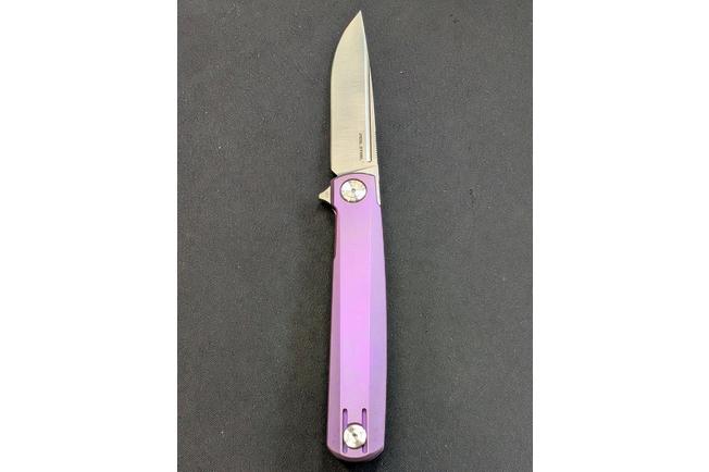 Immagine per Real Steel G-Frame 7874TS04 Satin N690, Violet Purple Titanium coltello da tasca, Ostap Hel design