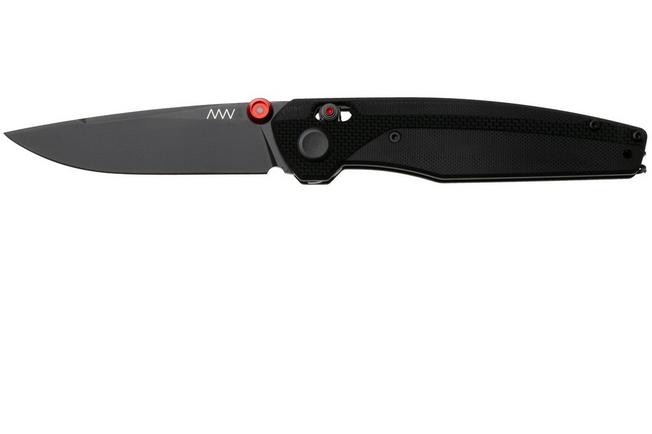 Afbeelding voor ANV A200BB, DLC Elmax, Black G10, zakmes