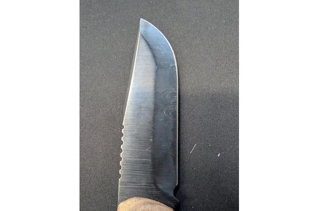 Image for Beavercraft Dusk BSH4_F, Black 1066, Walnut, bushcraft knife