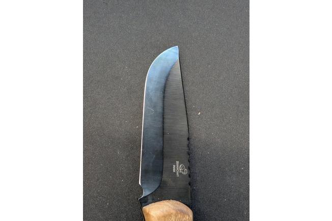 Image for Beavercraft Dusk BSH4_F, Black 1066, Walnut, bushcraft knife