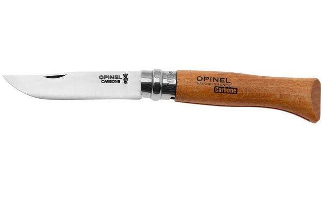 Imagen para Opinel Navaja No. 08, acero carbono, longitud de la cuchilla 8,5 cm