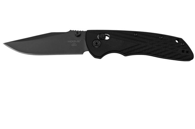 Afbeelding voor Hogue Deka 24276, Black G10, Clippoint, zakmes