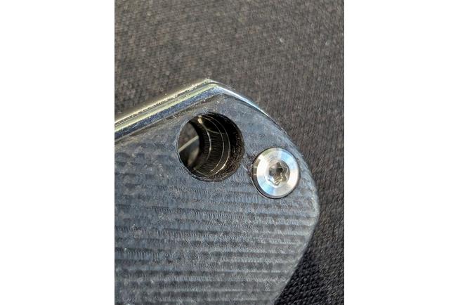 Image for Real Steel Serenity 7681B Satin, Black G10, slipjoint pocket knife, Ivan Braginets design