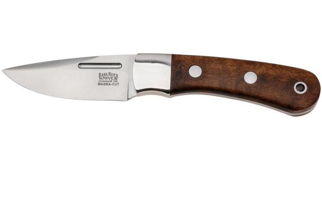 Image for Bark River Essential CPM MagnaCut, Dark Birdseye Maple, fixed knife