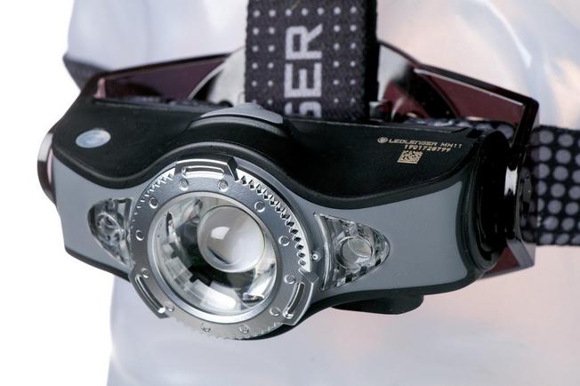 Image for Ledlenser MH11 rechargeable head torch with bluetooth, grey