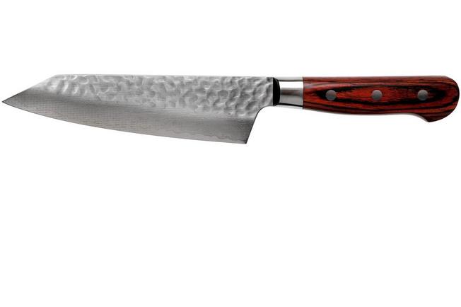 Afbeelding voor Sakai Takayuki 33-Layer Damascus kengata 16 cm mahoniehout, 07399