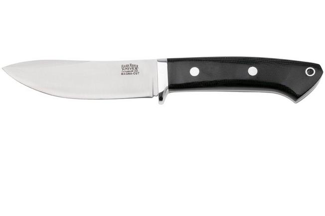 Image for Bark River Classic Semi Skinner BR-02-182-001 CPM MagnaCut, Black Canvas Micarta, bushcraft knife