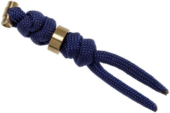 Afbeelding voor Chris Reeve Small Sebenza Lanyard with bead midnight/gold S31-7046
