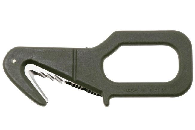Image for Fox Knives Rescue Emergency Tool FX-640 OD Green, seatbelt cutter